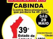 Activists protest Saturday in Cabinda against "neo-colonism"